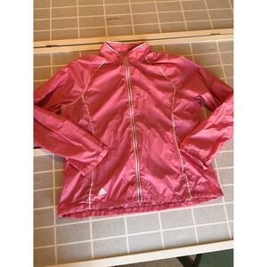 Adidas Golf Classic Retro Vintage Athletic wear Pink Track Jacket SzXL ClimaWear